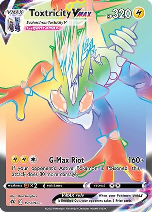 Toxtricity VMAX (Secret)/192 - [SWSH02 Rebel Clash] Holofoil