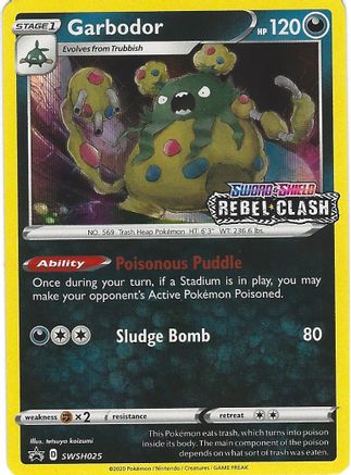 Garbodor - SWSH025 (Prerelease) SWSH025/307 - [SWSH Sword & Shield Promo Cards] Holofoil