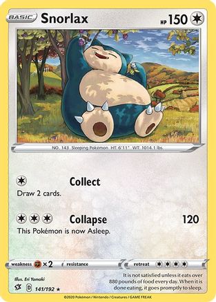 Snorlax 141/192 - [SWSH02 Rebel Clash]