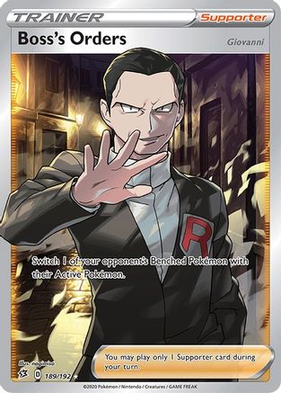 Boss's Orders (Full Art) 189/192 - [SWSH02 Rebel Clash] Holofoil