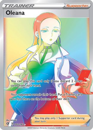 Oleana (Secret)/192 - [SWSH02 Rebel Clash] Holofoil