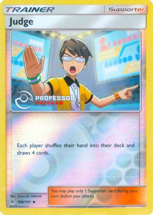 Judge (2019) - [Professor Program Promos] Reverse Holofoil