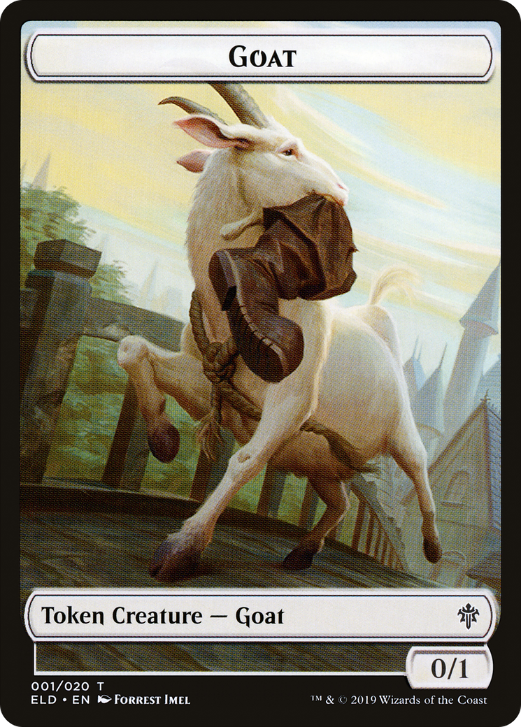 Goat (TELD-001) - [Throne of Eldraine Tokens] Foil