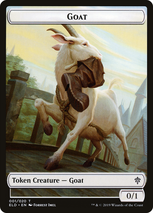 Goat (TELD-001) - [Throne of Eldraine Tokens] Foil