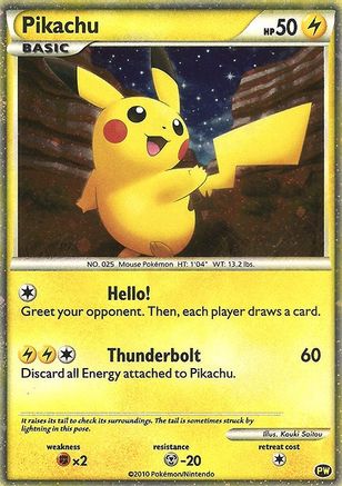 Pikachu (PW1) (anglais) [Promos de la collection Pikachu World] 