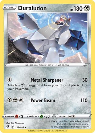 Duraludon (138/192) (Deck thématique exclusif) [Épée et Bouclier : Rebel Clash] 