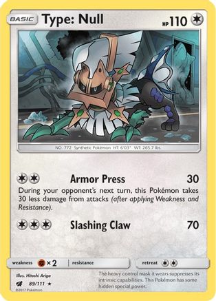 Type: Null - 89/111 (SM Crimson Invasion) 89 - [Deck Exclusives]
