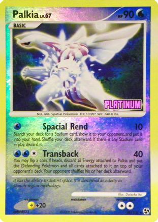 Palkia - 26/106 [Platinum] - [Burger King Promos] Reverse Holofoil