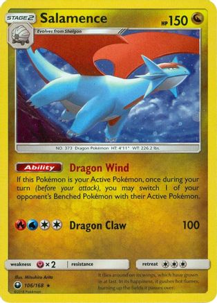 Salamence - 106/168 (Cosmos Holo) 106 - [Miscellaneous Cards & Products] Holofoil