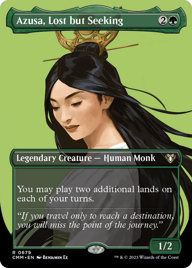 Azusa, Lost but Seeking (CMM-679) - [Commander Masters] (Borderless)