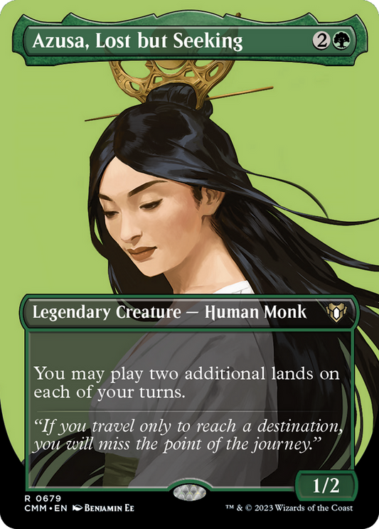 Azusa, Lost but Seeking (CMM-679) - [Commander Masters] (Borderless)