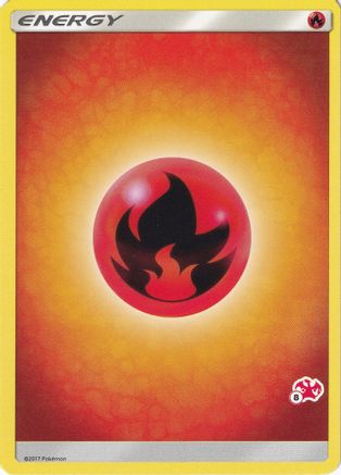 Fire Energy (#8 Charizard Stamped) - [Battle Academy]