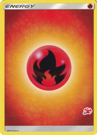 Fire Energy (#12 Charizard Stamped) - [Battle Academy]