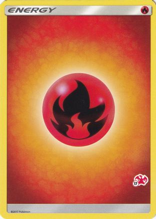 Fire Energy (#17 Charizard Stamped) - [Battle Academy]