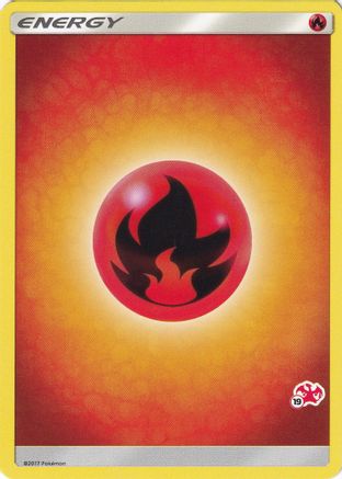 Fire Energy (#19 Charizard Stamped) - [Battle Academy]