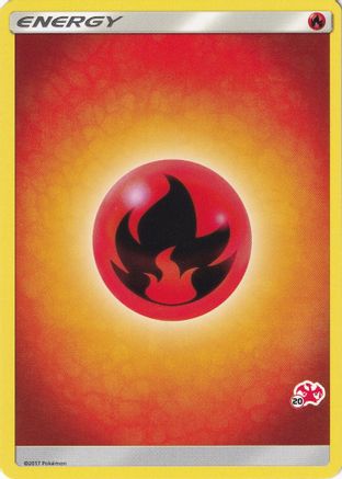Fire Energy (#20 Charizard Stamped) - [Battle Academy]