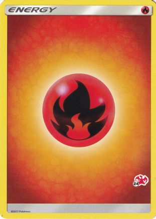 Fire Energy (#24 Charizard Stamped) - [Battle Academy]