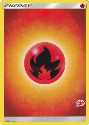 Fire Energy (#32 Charizard Stamped) - [Battle Academy]