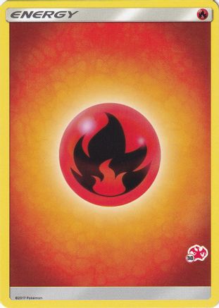 Fire Energy (#38 Charizard Stamped) - [Battle Academy]