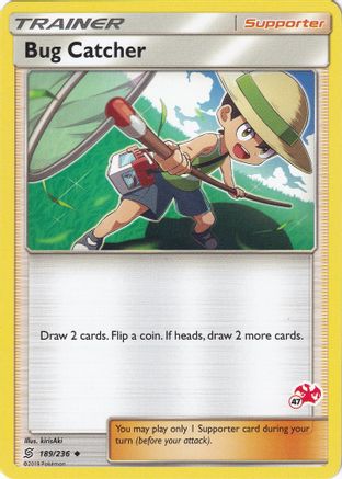 Bug Catcher - 189/236 (#47 Charizard Stamped) - [Battle Academy]