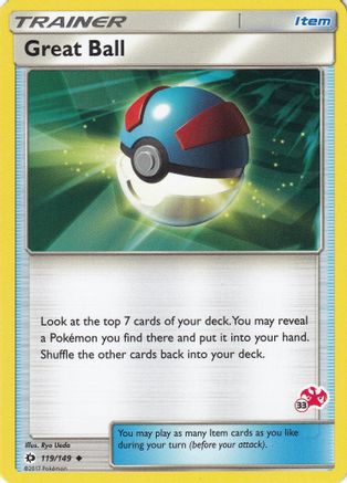 Great Ball - 119/149 (#33 Charizard Stamped) - [Battle Academy]