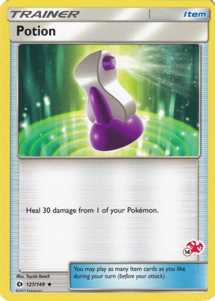 Potion - 127/149 (#14 Charizard Stamped) 127 - [Battle Academy]