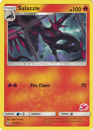 Salazzle (34/236) (Timbre Charizard #23) [Battle Academy 2020] 
