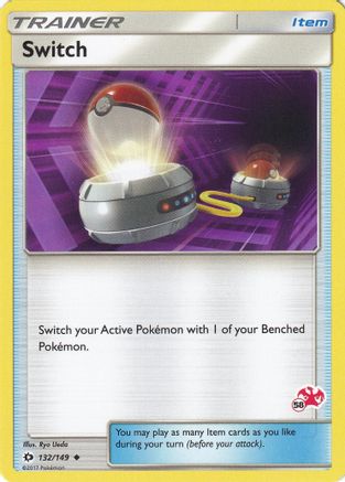 Switch - 132/149 (#58 Charizard Stamped) 132 - [Battle Academy]