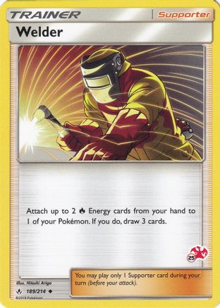 Soudeur (189/214) (Timbre Charizard #25) [Battle Academy 2020] 