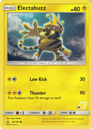 Electabuzz (43/156) (Timbre Pikachu #58) [Battle Academy 2020] 
