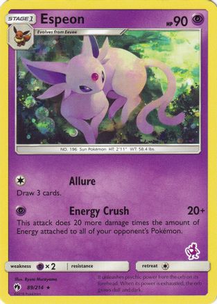 Espeon (89/214) (Mewtwo Deck) [Battle Academy 2020]