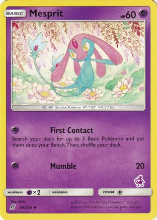 Mesprit (84/236) (Mewtwo Deck) [Battle Academy 2020] 