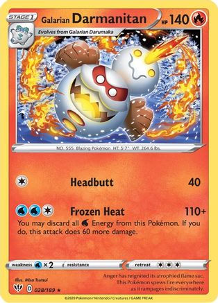 Galarian Darmanitan (28) 28/189 - [SWSH03 Darkness Ablaze]