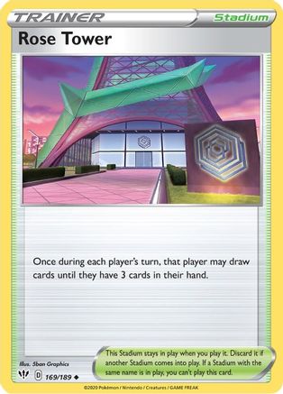 Rose Tower 169/189 - [SWSH03 Darkness Ablaze]