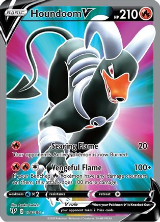 Houndoom V (Full Art) 178/189 - [SWSH03 Darkness Ablaze] Holofoil