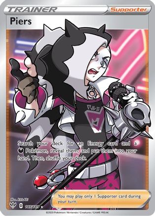 Piers (Full Art) 187/189 - [SWSH03 Darkness Ablaze] Holofoil