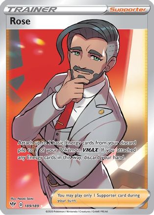 Rose (Full Art) 189/189 - [SWSH03 Darkness Ablaze] Holofoil
