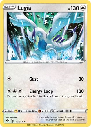 Lugia (140/189) [Épée et Bouclier : Ténèbres en feu] 