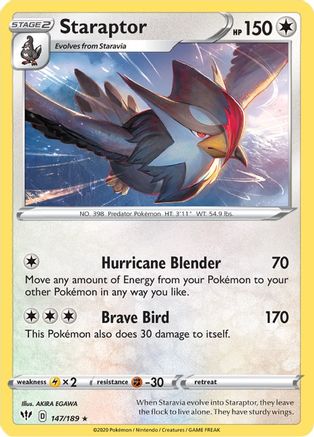 Staraptor 147/189 - [SWSH03 Darkness Ablaze]