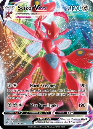 Scizor VMAX 119/189 - [SWSH03 Darkness Ablaze] Holofoil