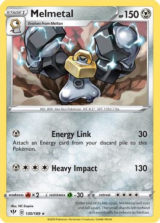 Melmetal 130/189 - [SWSH03 Darkness Ablaze]