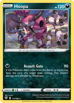 Hoopa 111/189 - [SWSH03 Darkness Ablaze] Holofoil