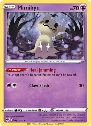 Mimikyu 81/189 - [SWSH03 Darkness Ablaze]