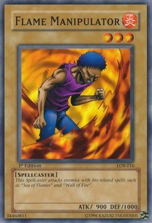 Flame Manipulator (LOB-016) - The Legend of Blue Eyes White Dragon Unlimited