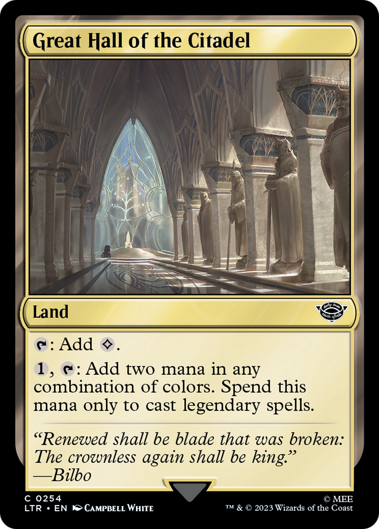 Great Hall of the Citadel (LTR-254) - [The Lord of the Rings: Tales of Middle-earth]