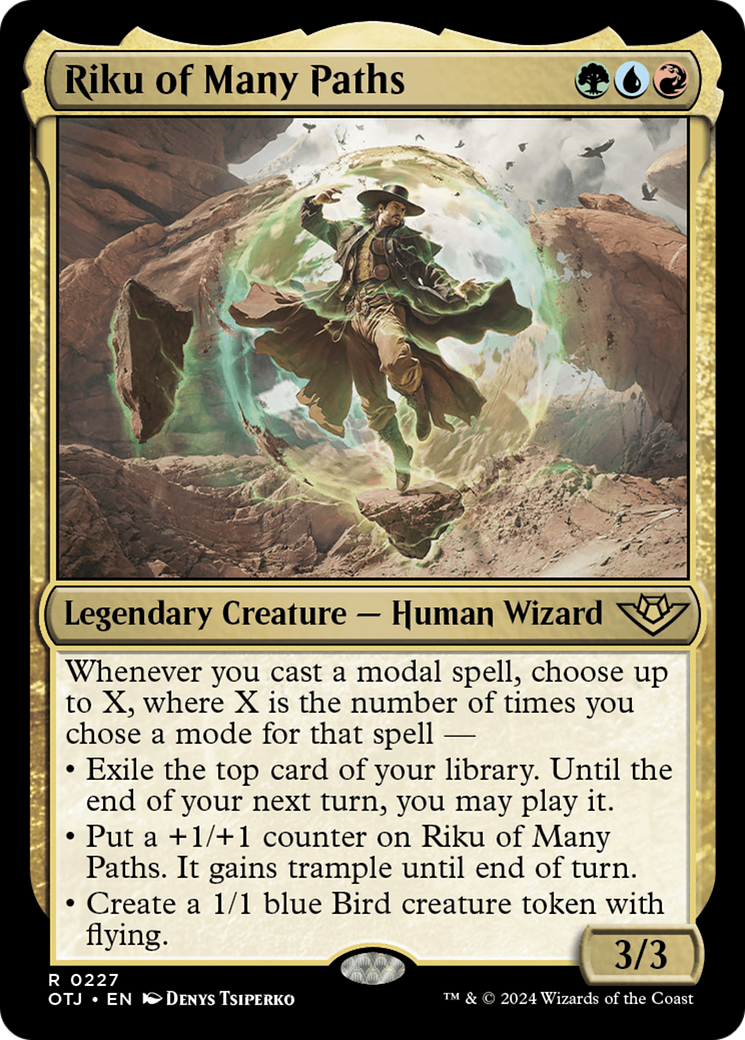 Riku of Many Paths (OTJ-227) - [Outlaws of Thunder Junction] Foil