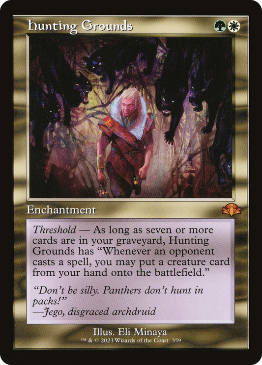 Hunting Grounds (DMR-359) - [Dominaria Remastered] Foil