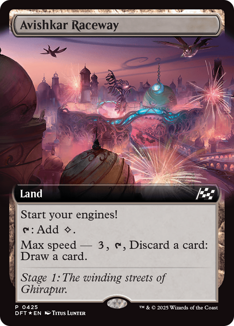 Avishkar Raceway (Extended Art) (DFT-425) - [Aetherdrift]: (Extended Art) Foil
