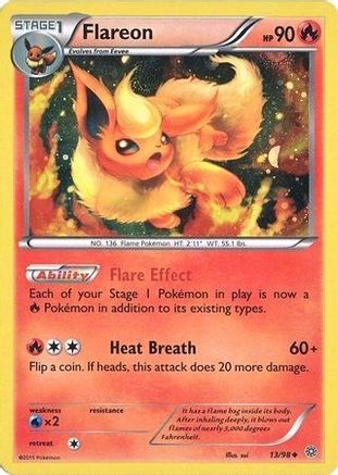 Flareon - 13/98 (Cosmos Holo) 13 - [Miscellaneous Cards & Products] Holofoil
