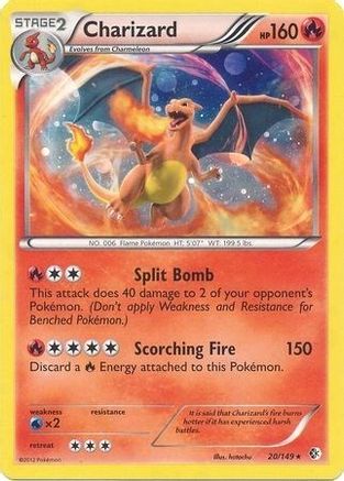 Charizard - 20/149 (Cosmos Holo) - [Blister Exclusives] Holofoil